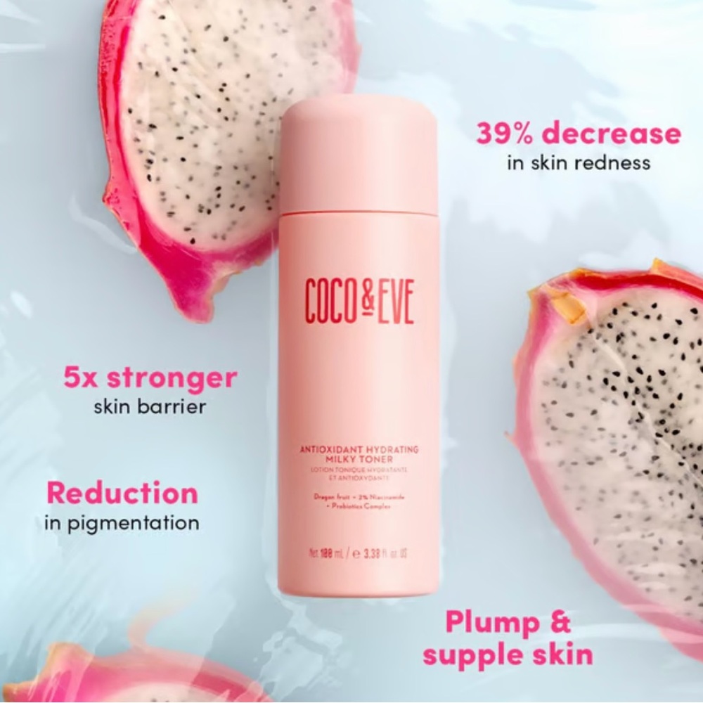 Coco & Eve Pink Hydrating Milky Toner - Picture 2 of 4